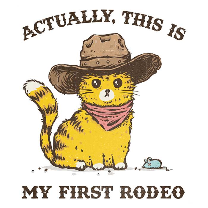 kg07's Stylish My First Rodeo Tank Top for Fashion Lovers