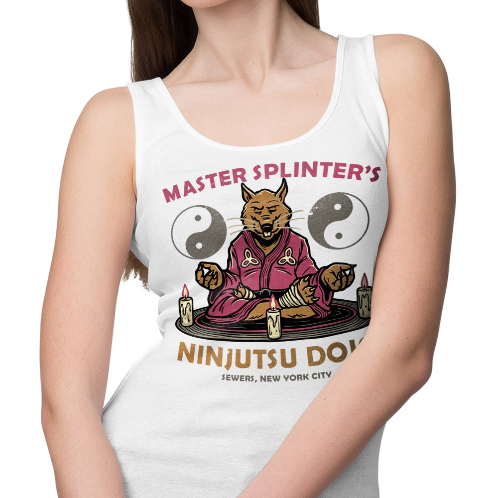 Glitchygorilla's Stylish Splinter's Dojo Tank Top