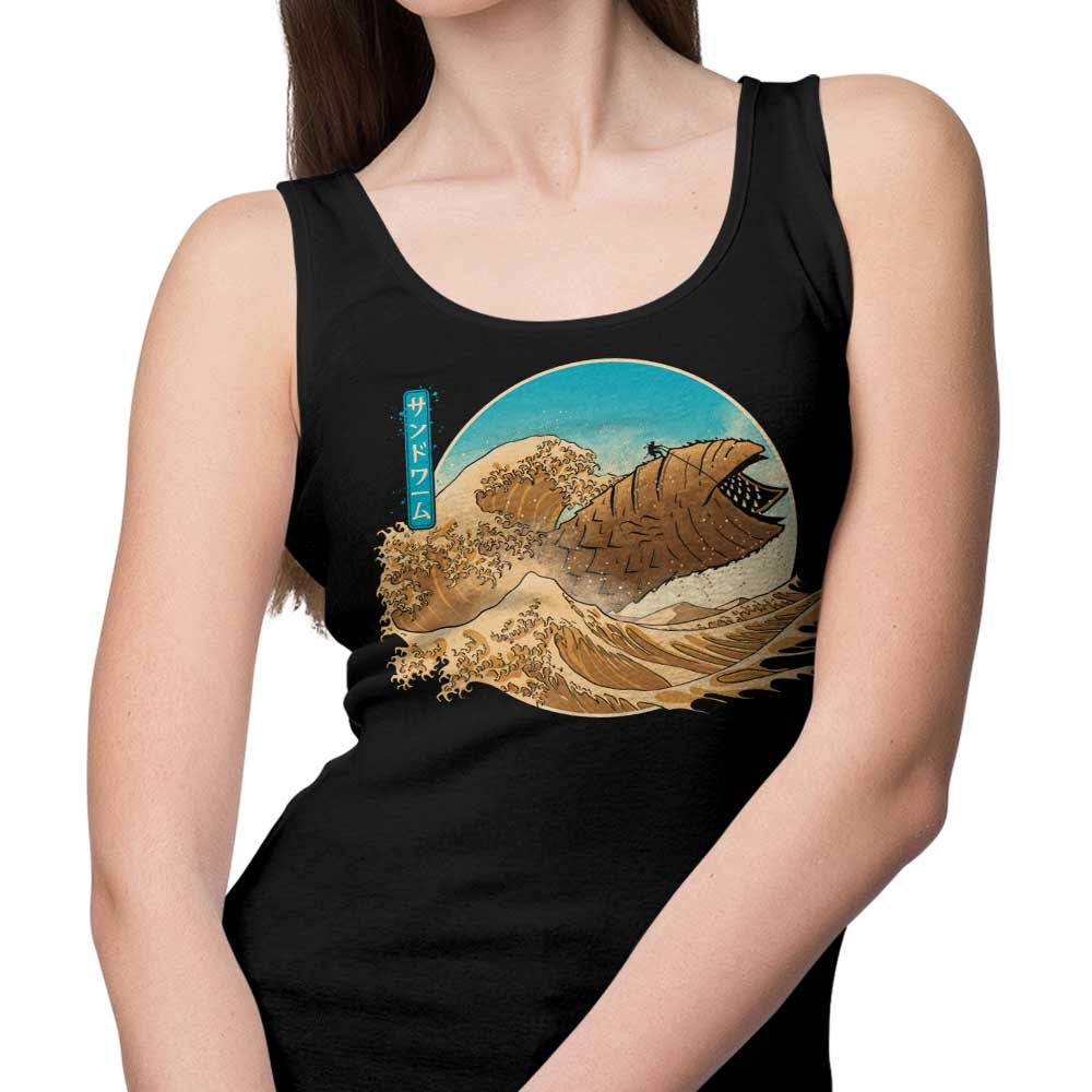 Stylish Great Wave Off Arrakis Design Tank Top for Fashion Lovers