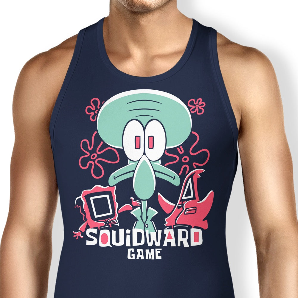 Fancy Squidward-themed Tank Top from Fitas Artwork