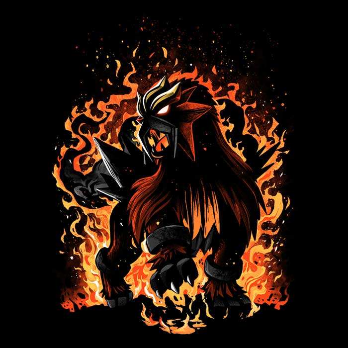 The Fierce Tank Top Inspired by the Beast of Roaring Flames
