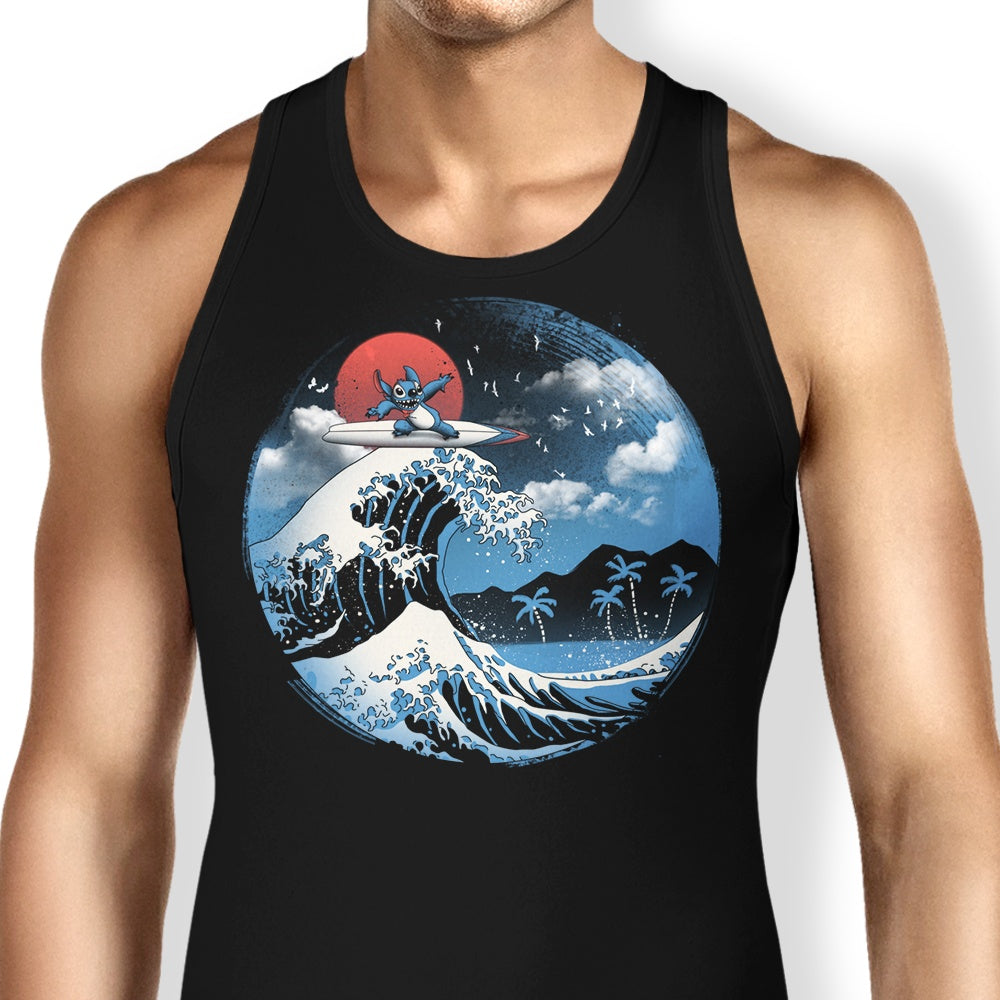 Incredible The Great Wave of Kaua'i Print Unisex and Women's Tank Tops