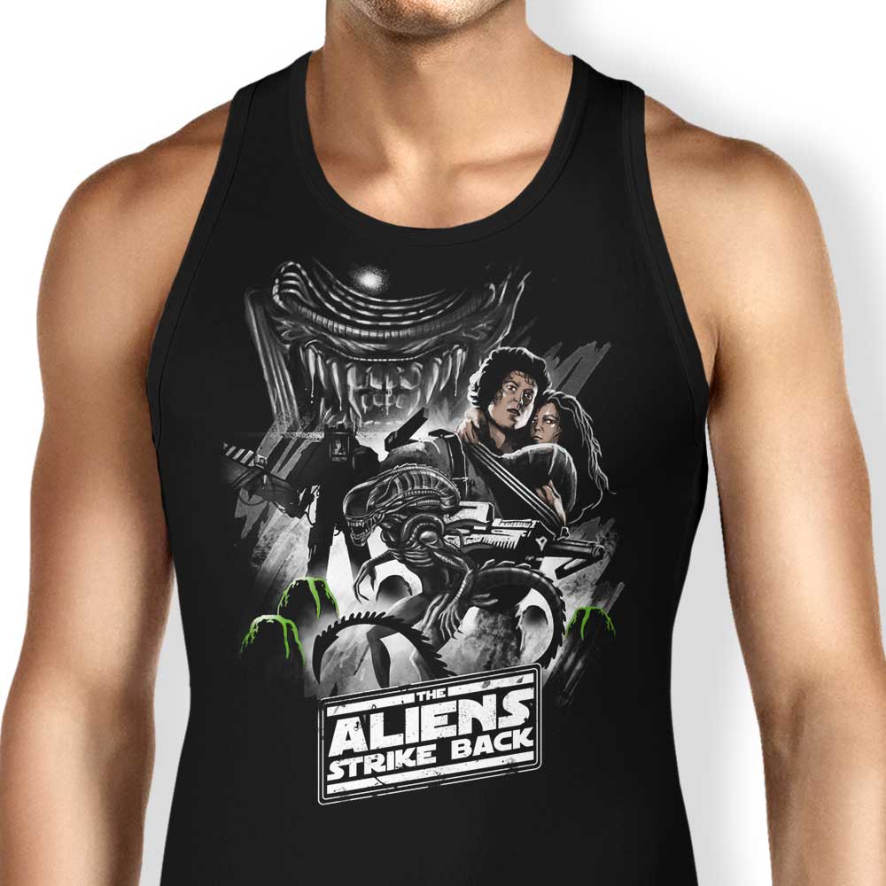 Aliens Strike Back Retro-Style Men's Tank Top