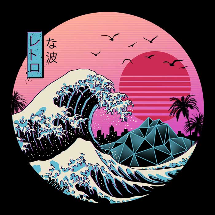 The Fantastic Retro Wave Men's and Women's Unisex Tank Tops