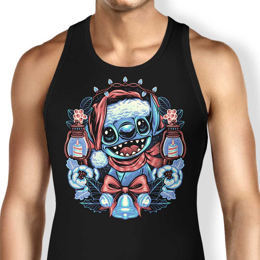 Alien-themed Christmas Tank Top for a Festive Look