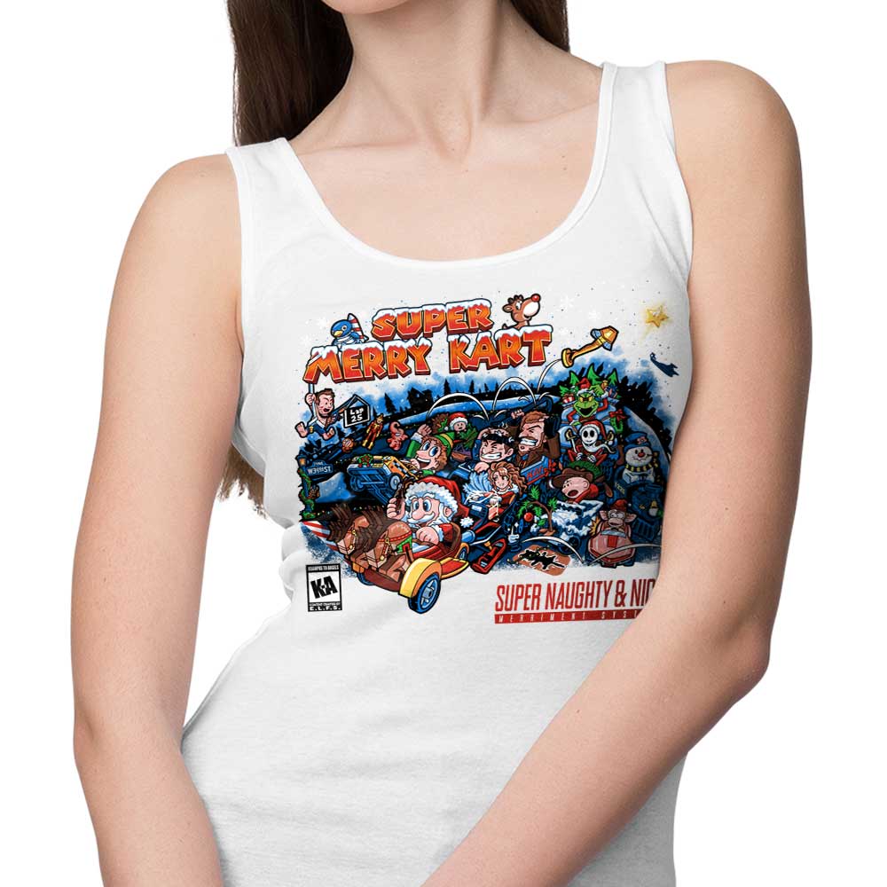 Prime Quality Super Merry Kart Tank Top for a Festive Look