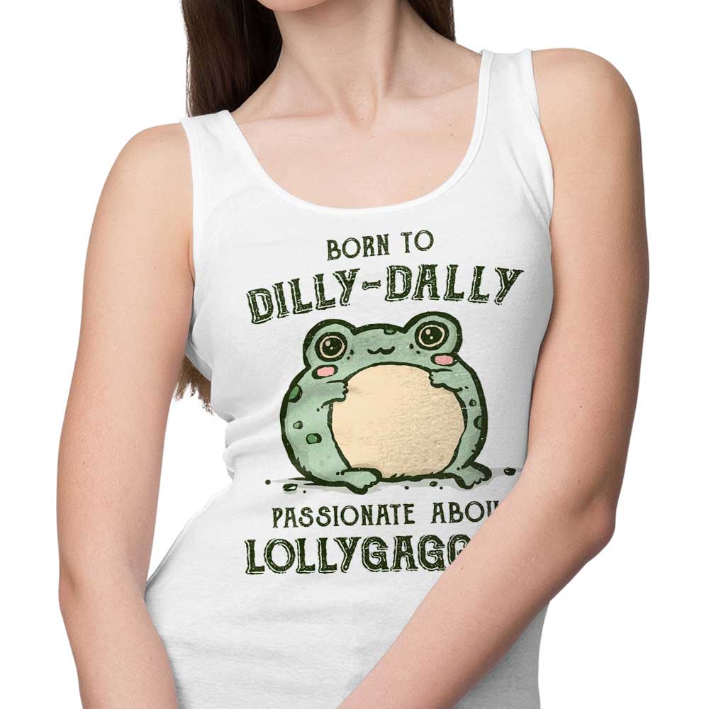 Casual 'Born to Dilly Dally' Women's Tank Top for Relaxed Style
