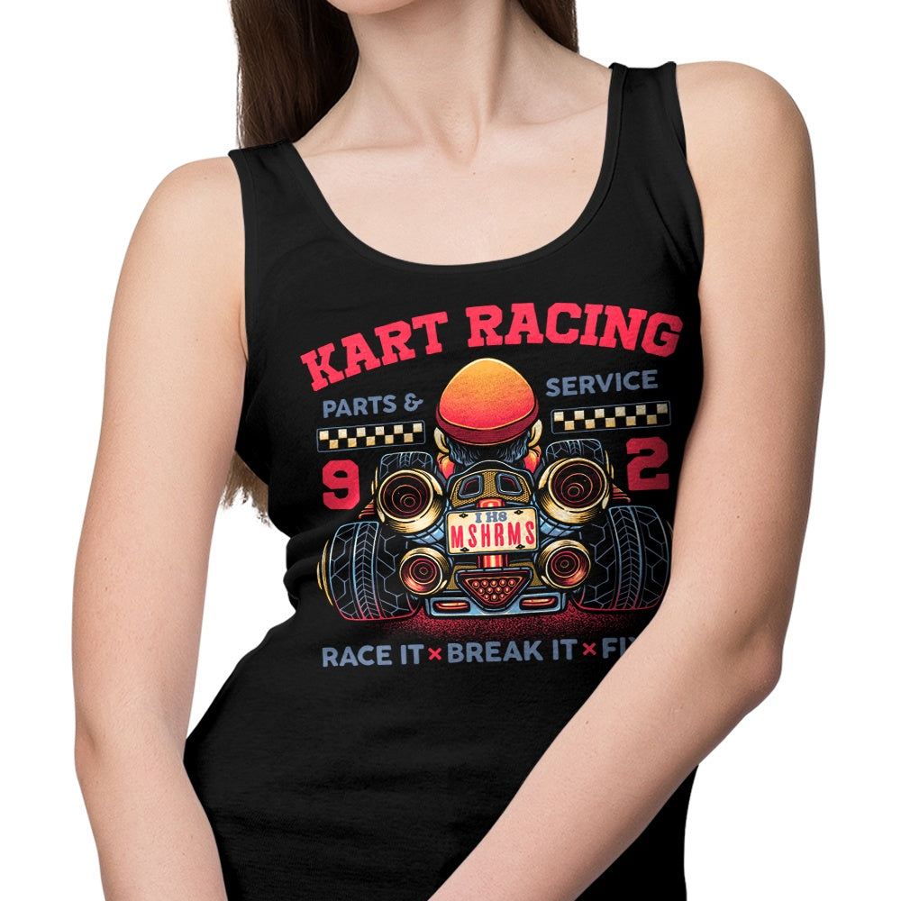 Glitchygorilla's High - Energy Kart Racing Tank Top