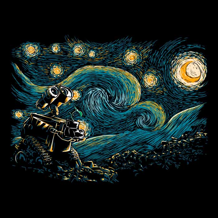 Cosmic Starry Robot Tank Top by Ddjvigo