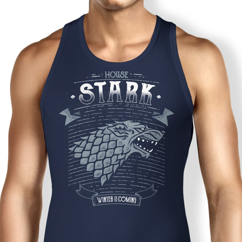 Stylish Winter Wolf Tank Top for Cool Season