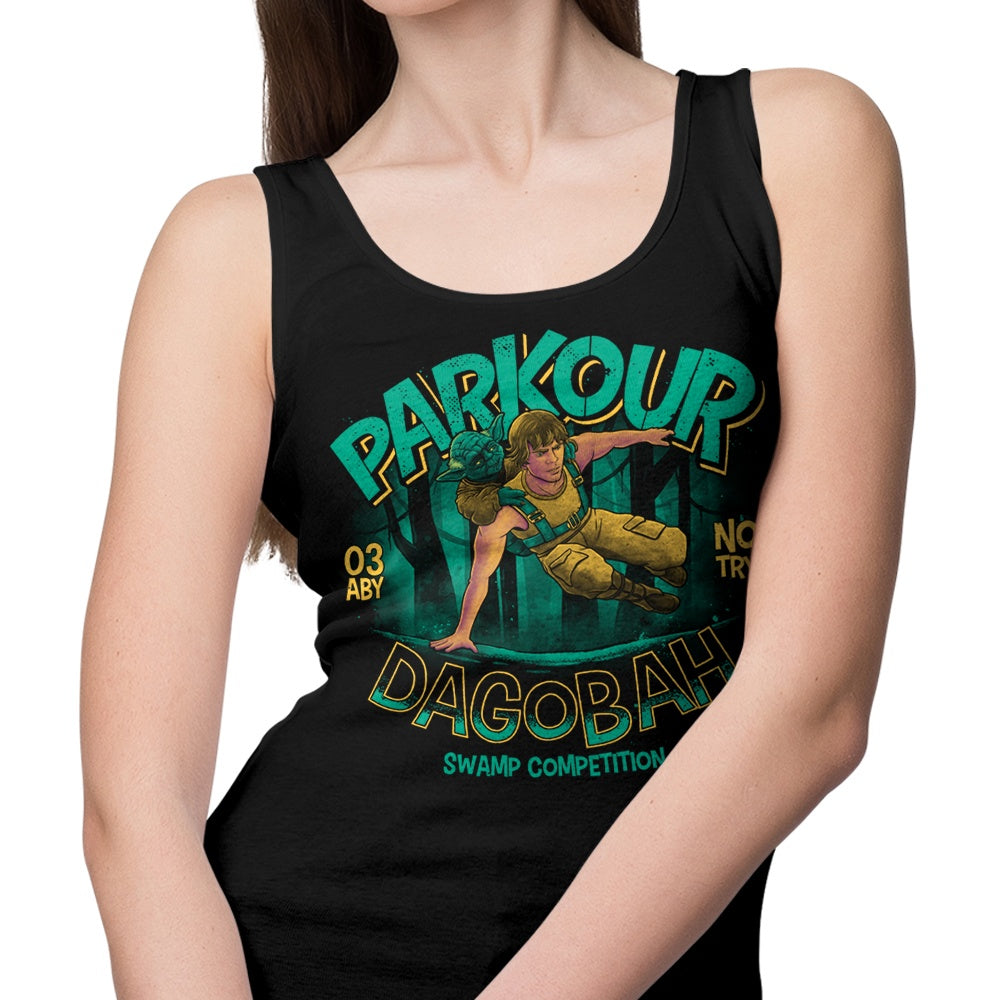 Parkour Swamp Competition Men's Athletic Tank Top