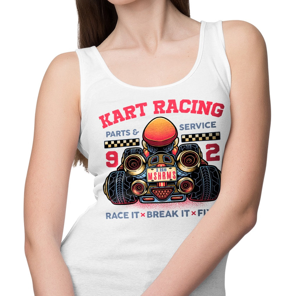 Glitchygorilla's High - Energy Kart Racing Tank Top