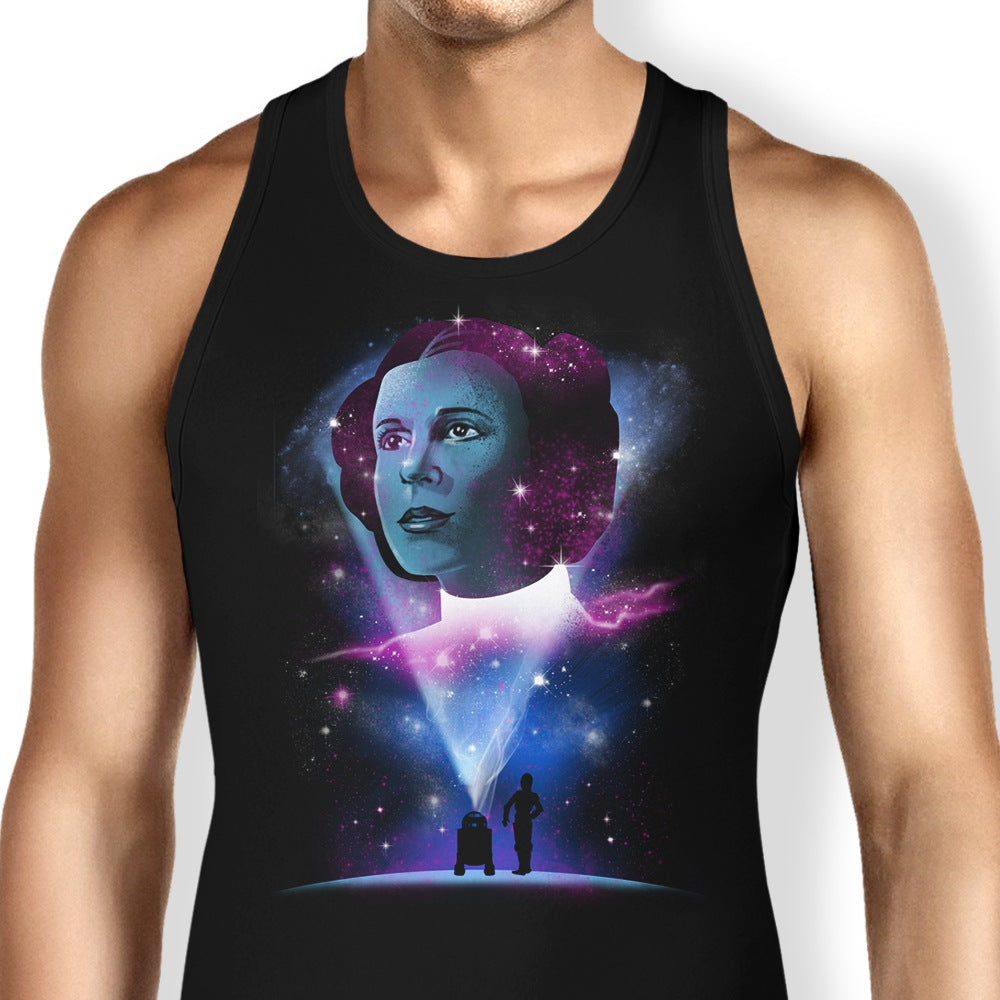 Comfy Galactic Princess Unisex and Women's Tank Tops