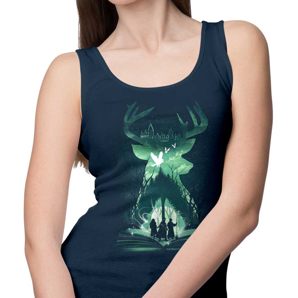 Tank Top Inspired by the Book of Witchcraft and Wizardry from Dandingeroz