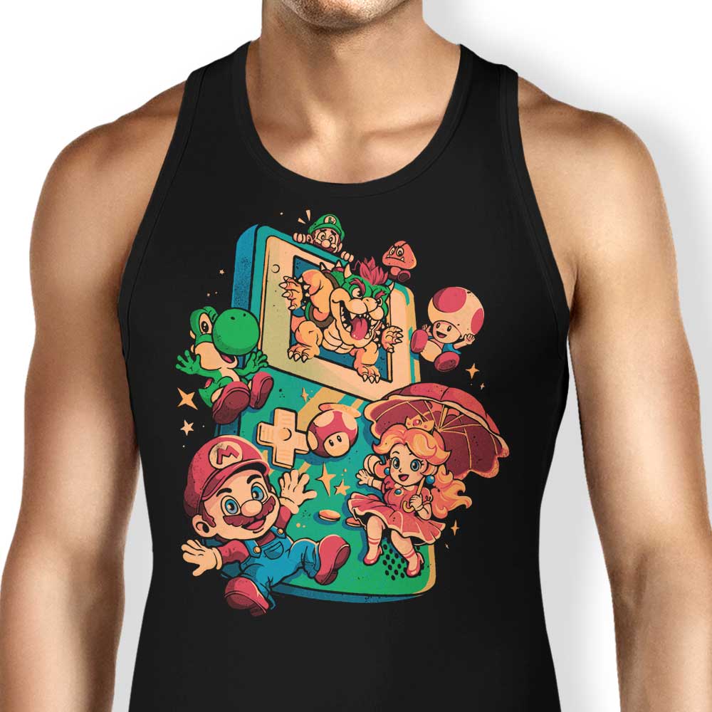 Arigatees Plumber Game Inspired Tank Top for Casual Wear
