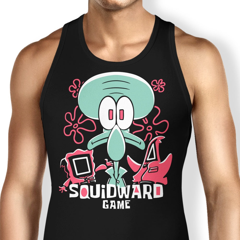 Fancy Squidward-themed Tank Top from Fitas Artwork