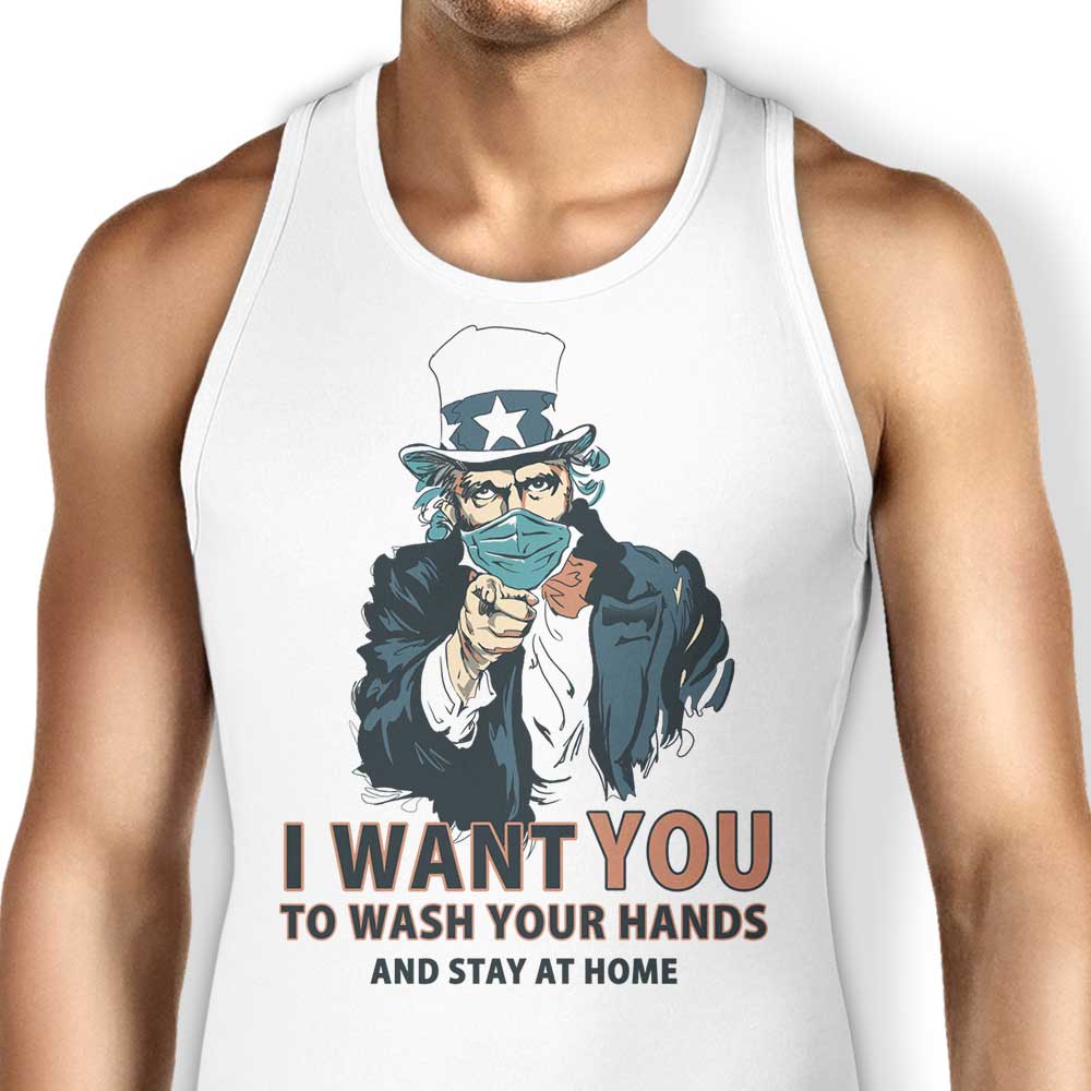 XENOS Comfortable 'Wash Your Hands' Unisex and Women's Tank Tops