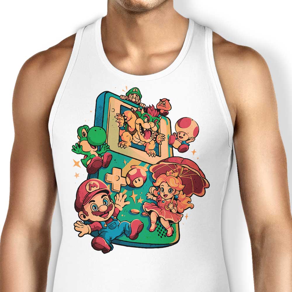 Arigatees Plumber Game Inspired Tank Top for Casual Wear