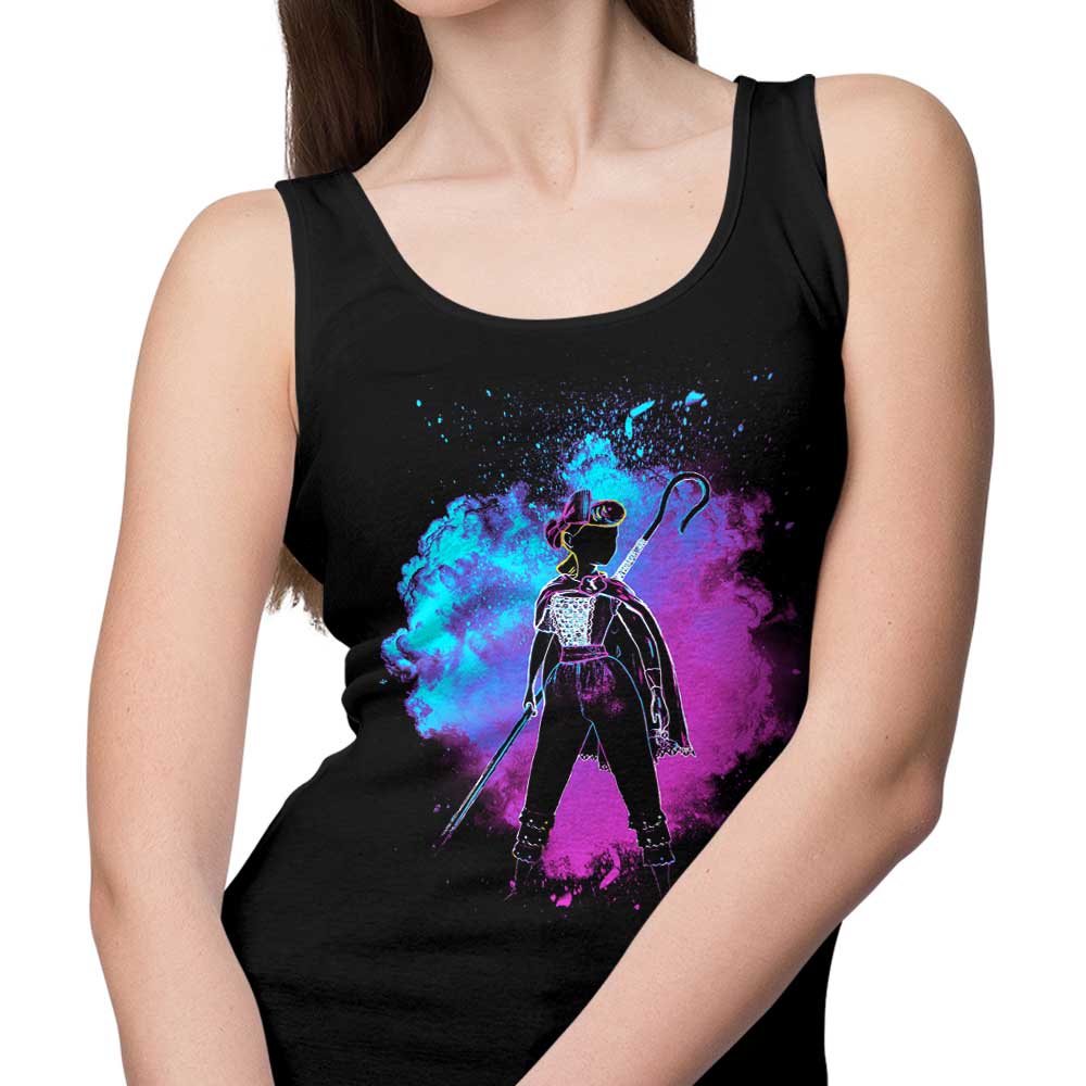 Donnie Illustrations' Soul of the Shepherdess Stylish Men's and Women's Tank Tops