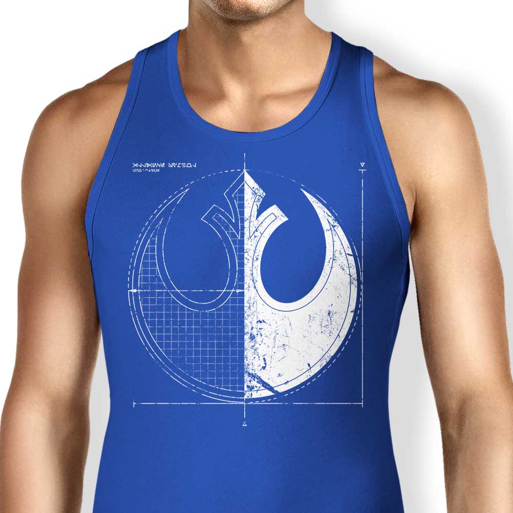 Rebellion Blueprint Women's Fashion Tank Top for Trendy Wear