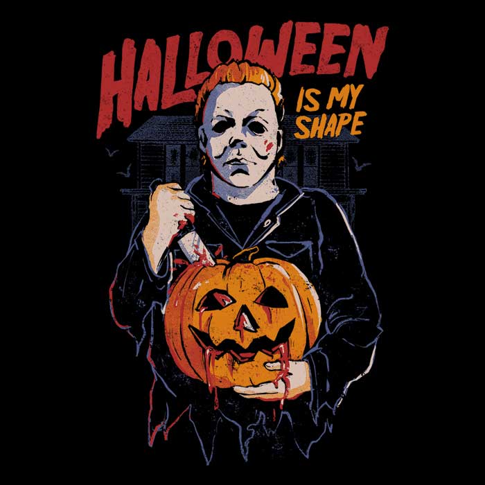 Halloween Themed Fashion - 'Halloween is My Shape' Tank Top for Trendy Wear