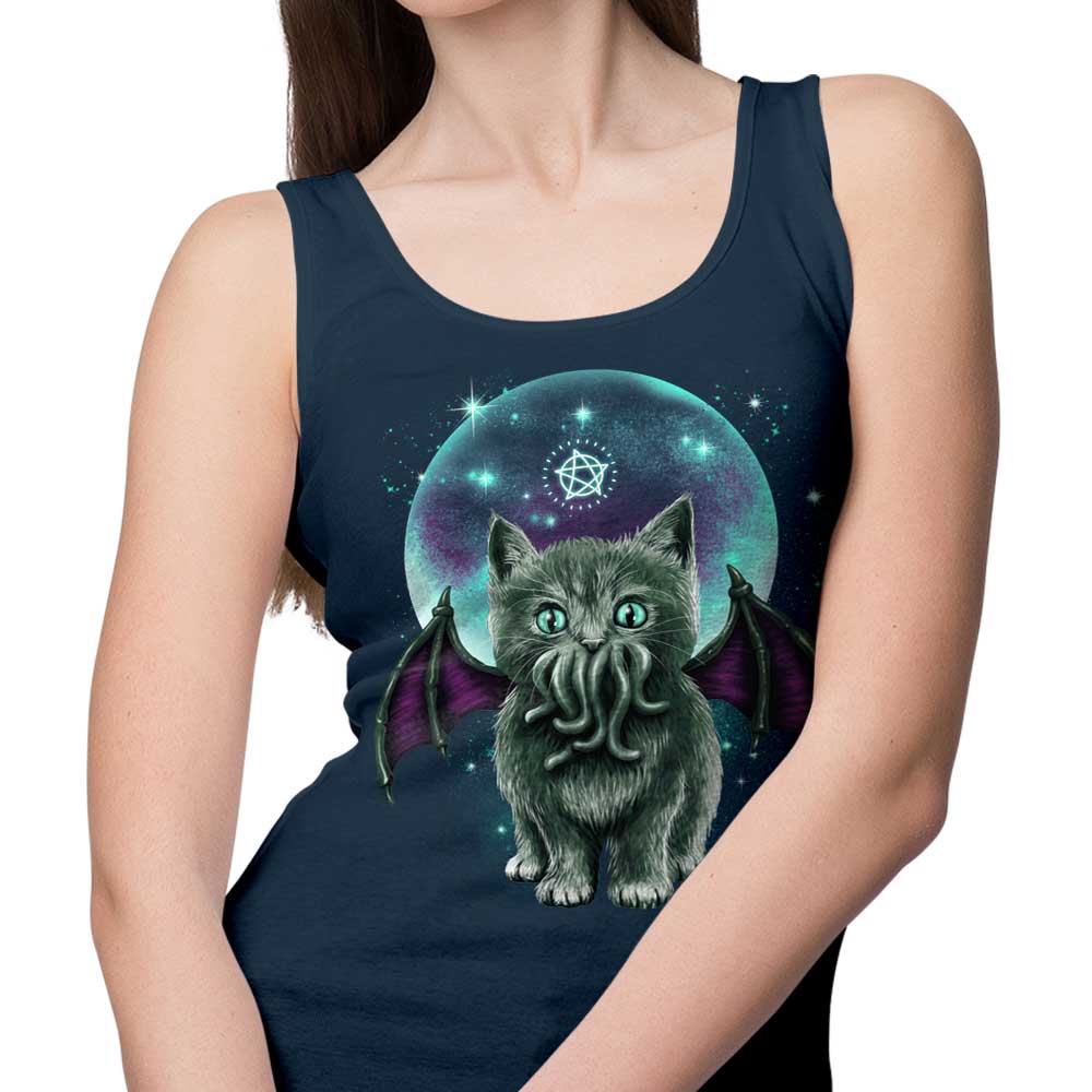 XENOS Cosmic Purrcraft Comfortable and Lightweight Tank Tops for Men and Women