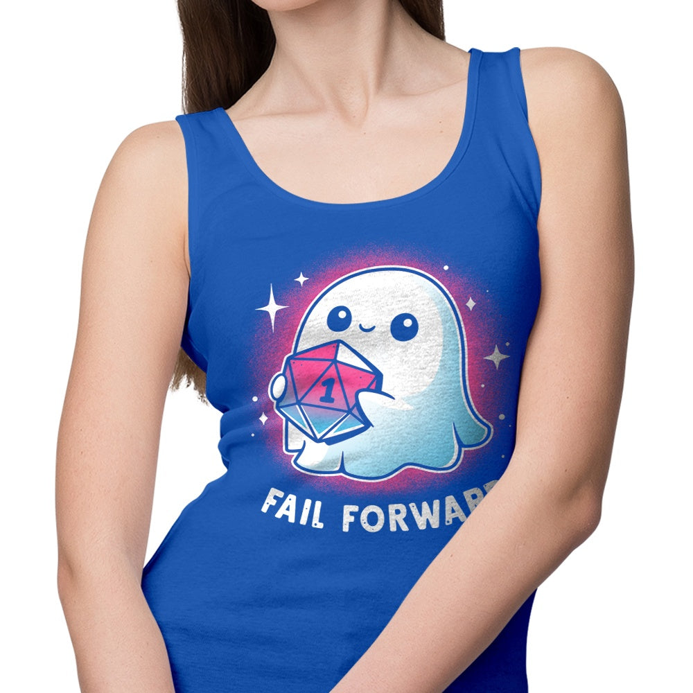 Fail Forward Motivational Tank Top for Casual Wear