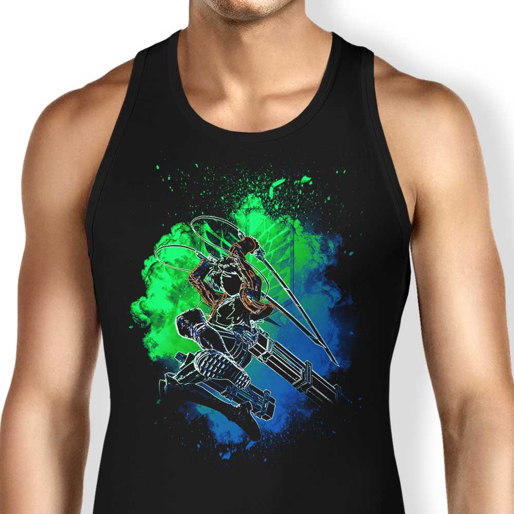 Tank Top - The Courageous Spirit of the Titan Boy by Donnie Illustrations