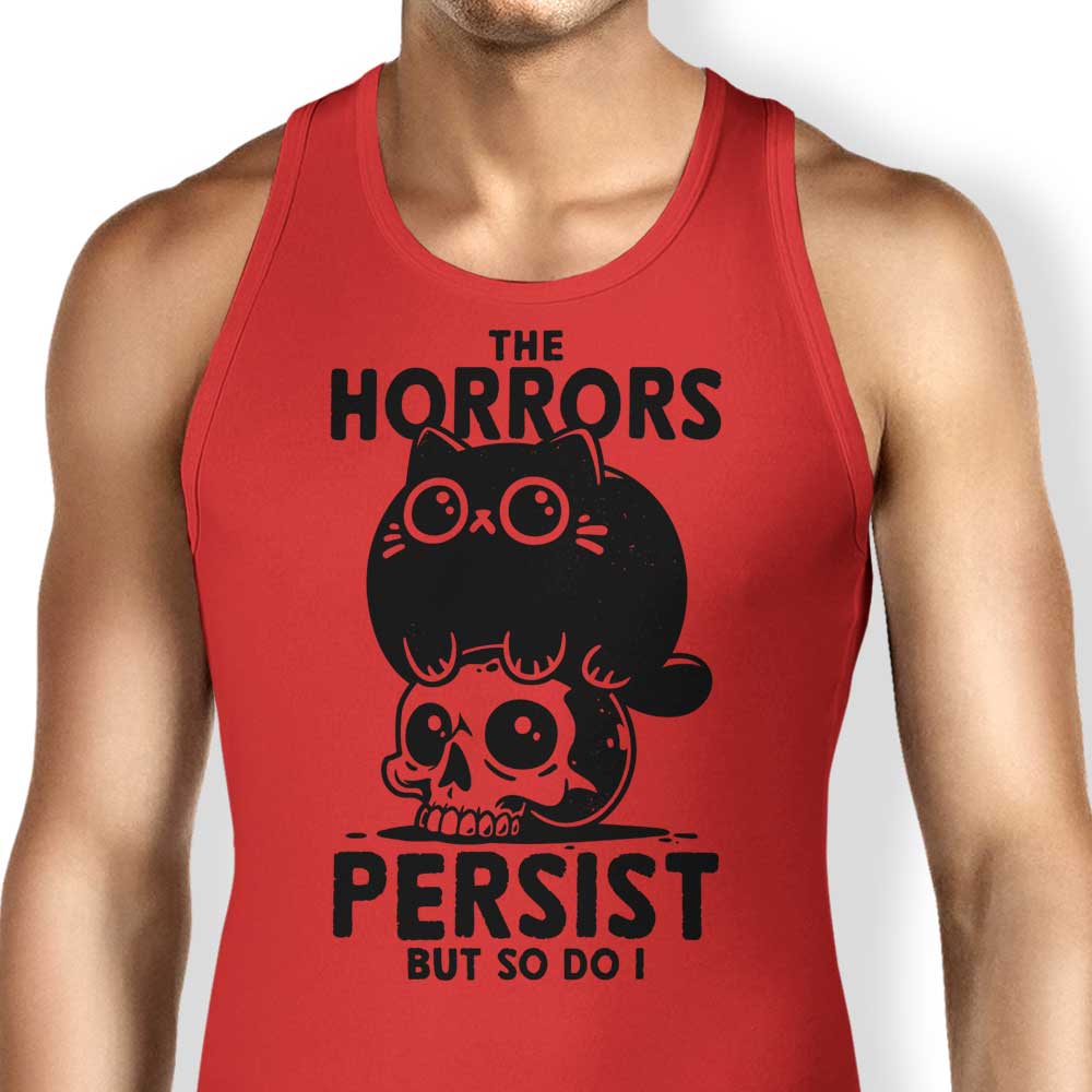 The Horror Survivor Men's Stylish Tank Top for Horror Enthusiasts
