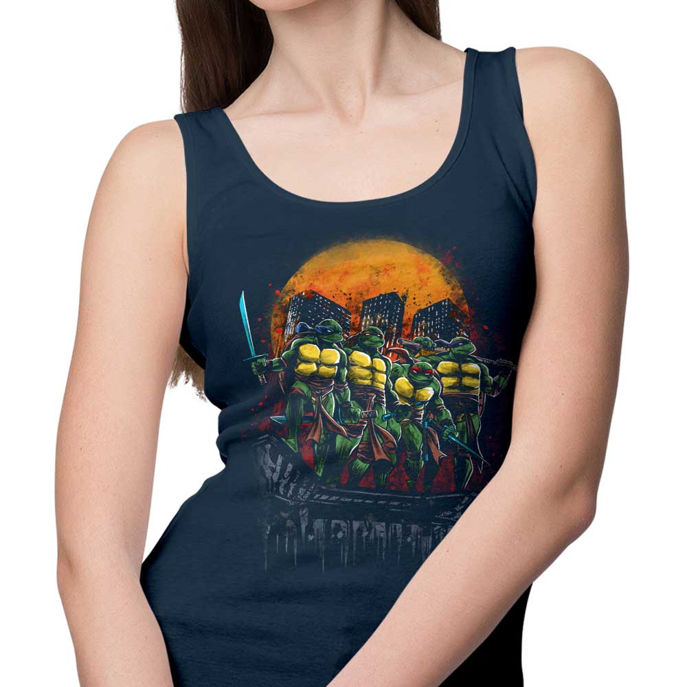 Stylish 'Turtles on the Roof' Tank Top for Fashion Lovers